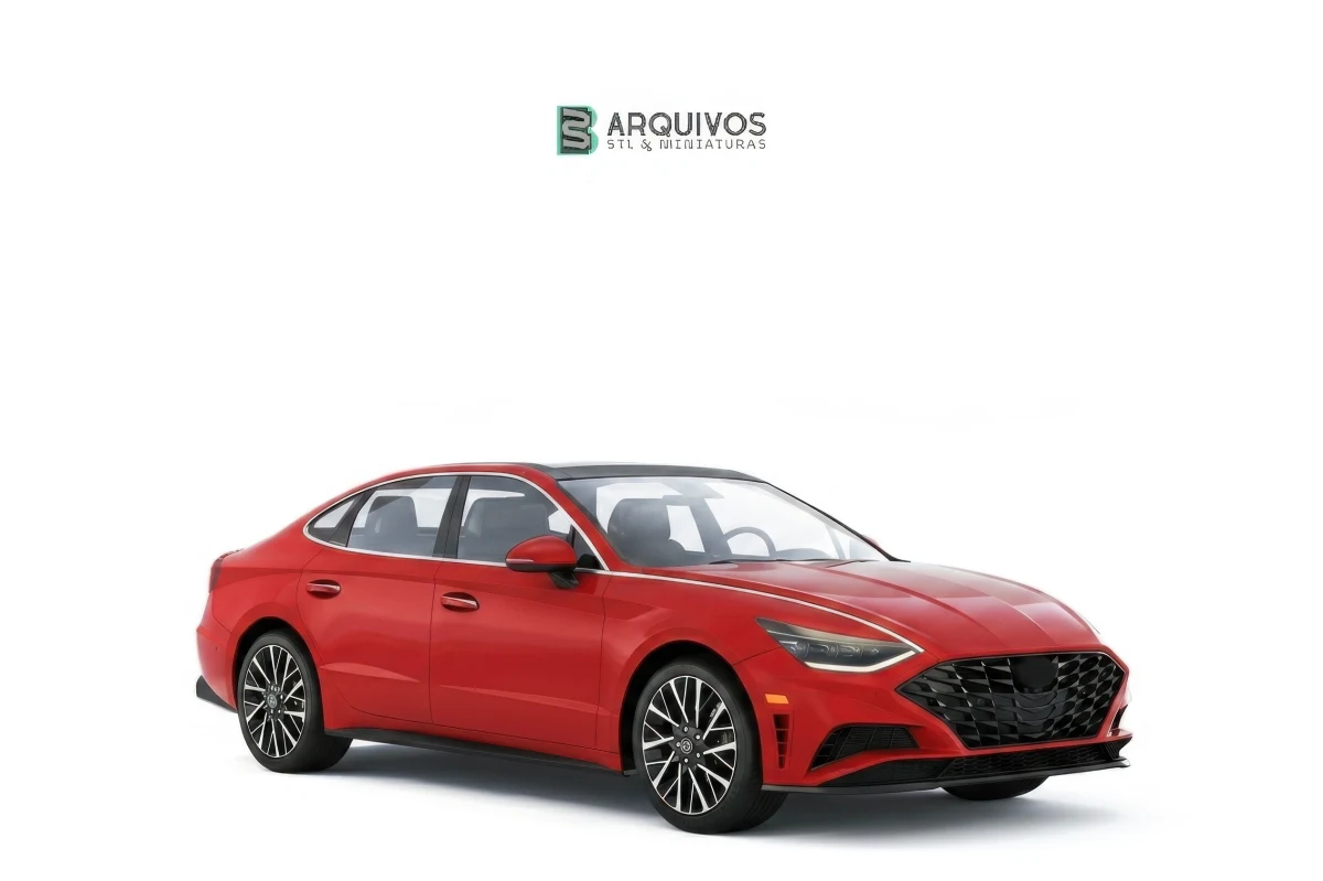 Modelo 3D STL - Hyundai Sonata 2021 — foto 4